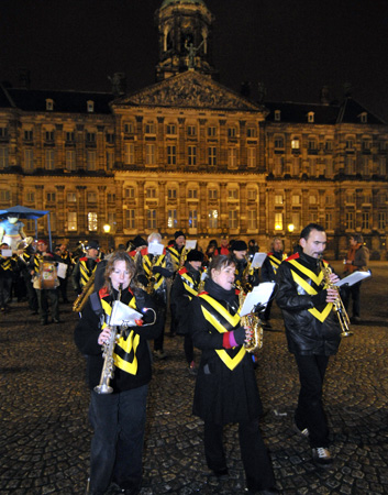 Orkest op de Dam