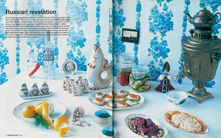 Spread uit het KLM magazine