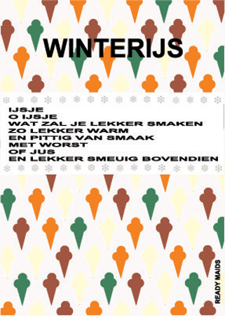 Warm winterijs